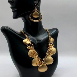 Lydell Gold-Tone Dangles Necklace & Earrings Set